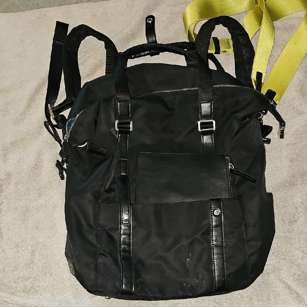 SJP by Sarah Jessica Parker Black Backpack with Utilitarian Design